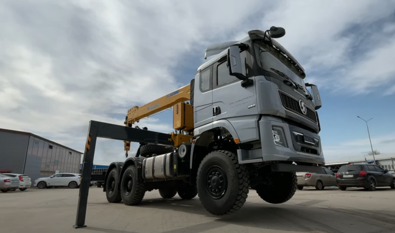 Кран манипуляторная установка XCMG SQS200 RU на шасси Shacman Х3000 6x6